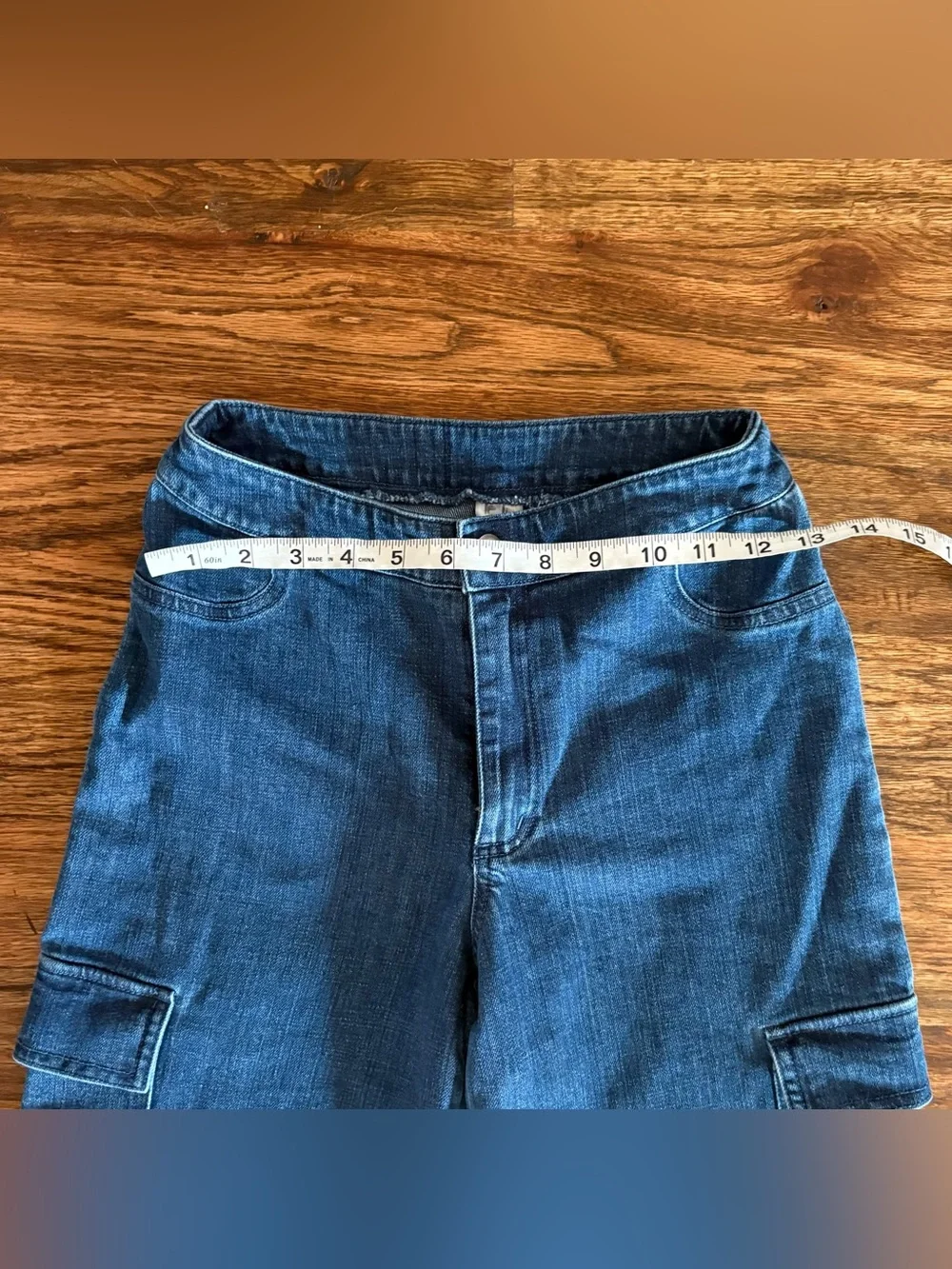 Weissman mixify dance costume Denim Wide Leg Cargo Pants 17214 LC child large